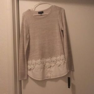 Gray/beige sweater never worn